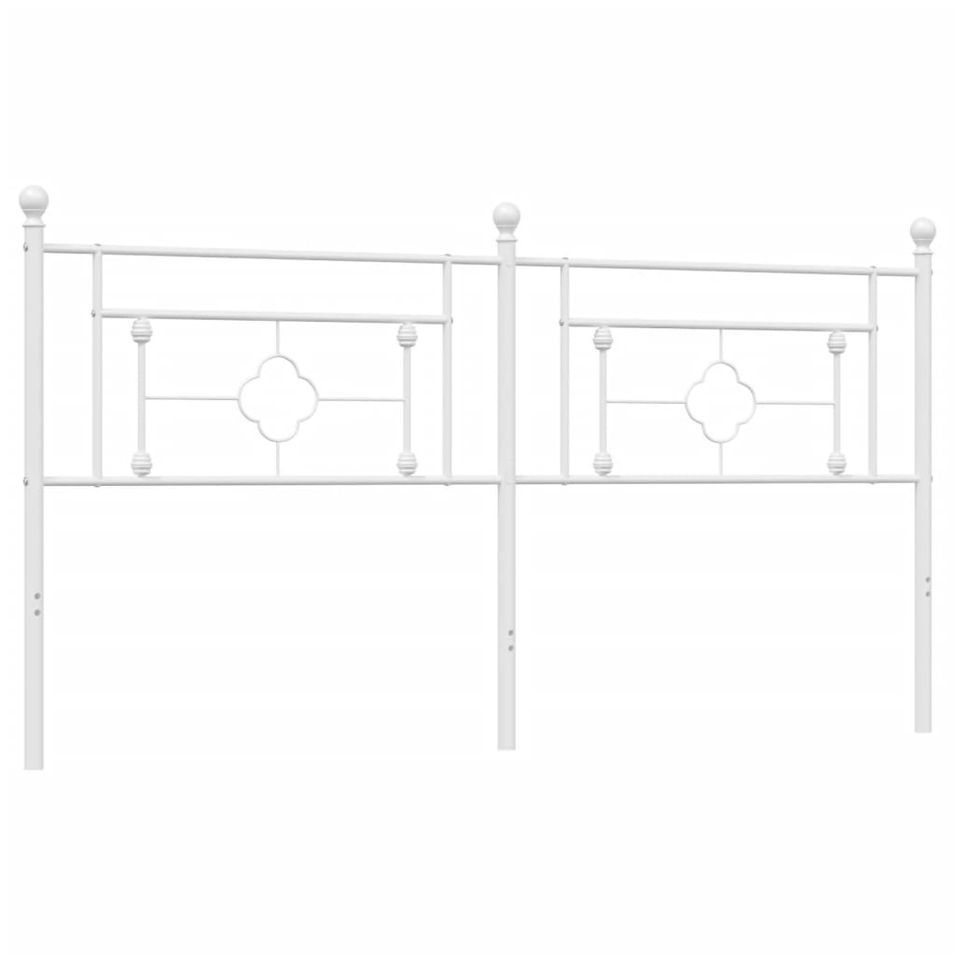 Tête de lit métal blanc 180 cm - Photo n°1