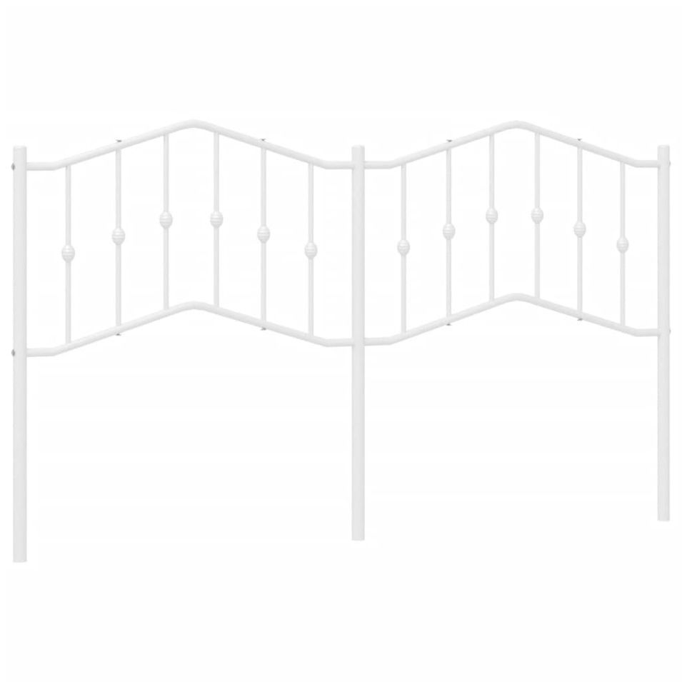 Tête de lit métal blanc 180 cm - Photo n°1