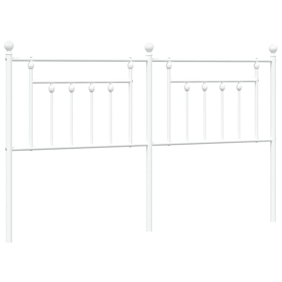 Tête de lit métal blanc 180 cm - Photo n°1