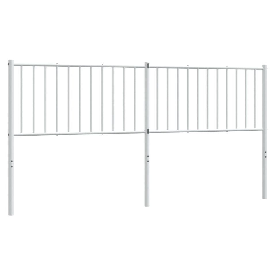 Tête de lit métal blanc 180 cm - Photo n°1