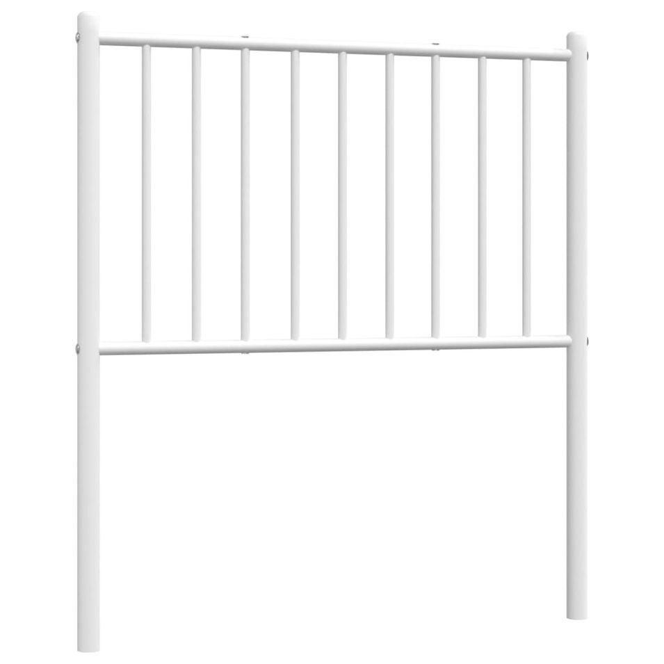 Tête de lit métal blanc 80 cm - Photo n°1