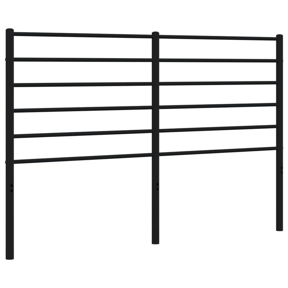 Tête de lit métal noir 140 cm - Photo n°1