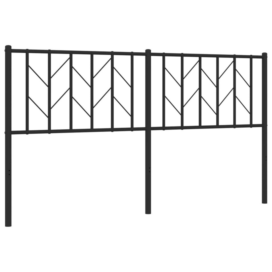 Tête de lit métal noir 160 cm - Photo n°1