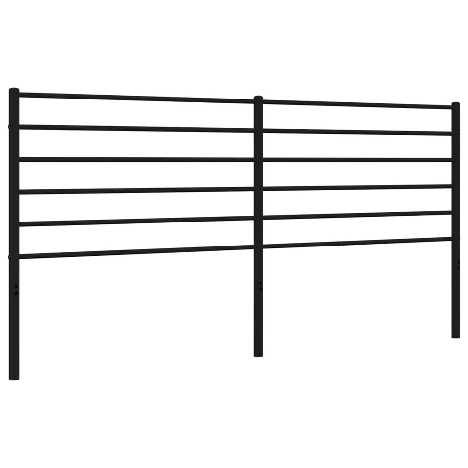 Tête de lit métal noir 180 cm - Photo n°1