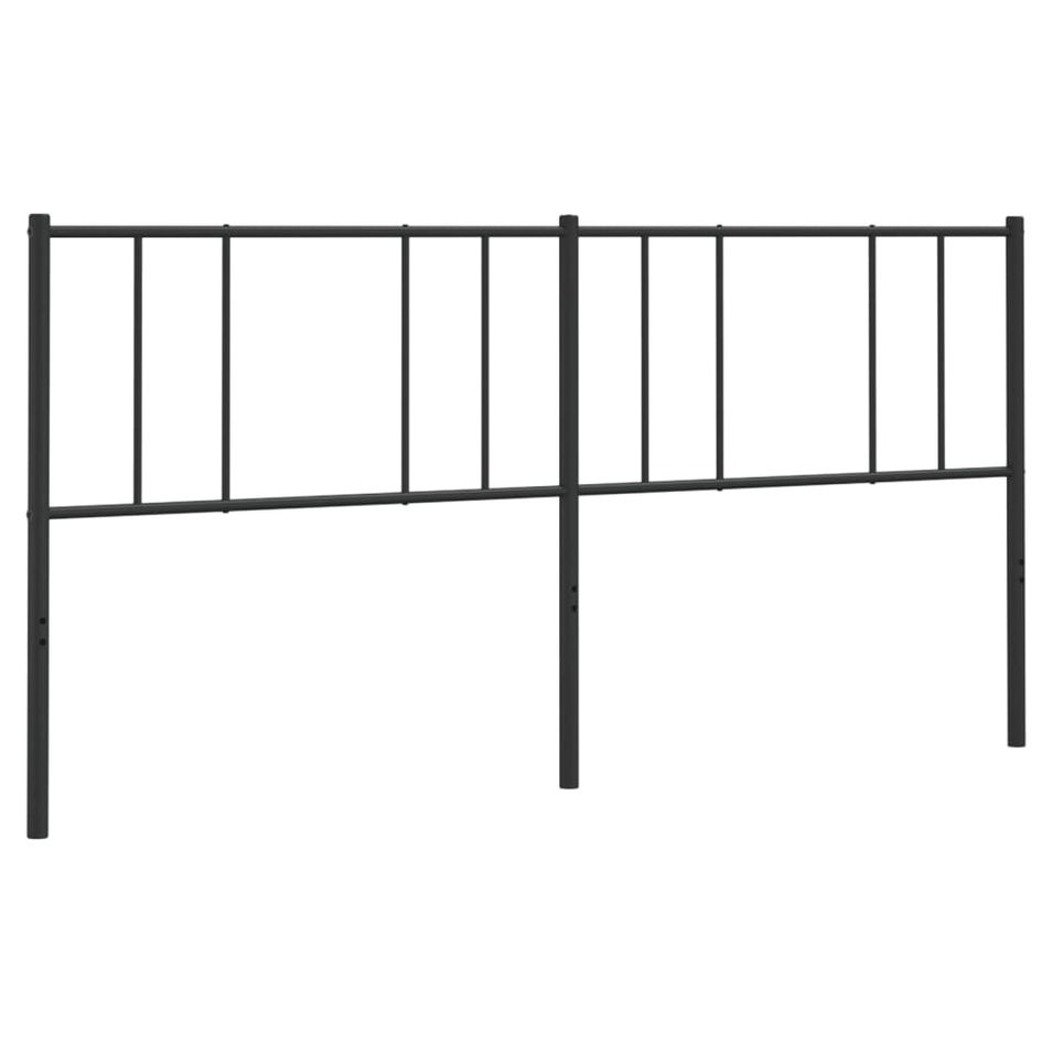 Tête de lit métal noir 180 cm - Photo n°1