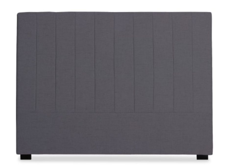 Tête de lit tissu gris Venise 180 - Photo n°1
