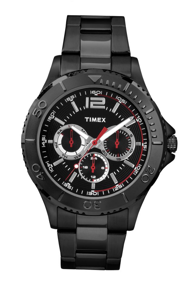 Timex Main Street Tw2p87700 - Stainless Steel - Mineral Glass - Indiglo - Day - 42mm - 50 Meters - Photo n°1