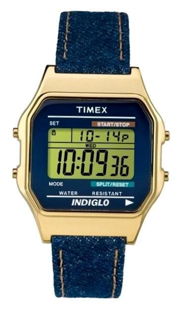 Timex T80 Classic Tw2p77000 - Textil - Plastic - Plastic - Indiglo - Date - Day - Stop- Calendar - Timer - 34mm - 30 Meters - Photo n°1