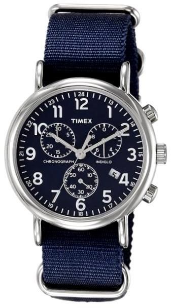 Timex - Weekender - Stainless Steel - Cloth - Quartz - 40mm - Wr 3 Atm TW2P71300 - Photo n°1