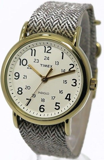 Timex Weekender Tw2p71900 - Stainless Steel - Textil - Mineral Glass - Indiglo - 38mm - 30 Meters - Photo n°1