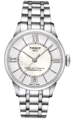 Tissot Chemin De Tourelles Powermatic 80 - Lady - Mop Dial - Bracelet - Data - Roman Index - Swiss Made T0992071111800 - Photo n°1