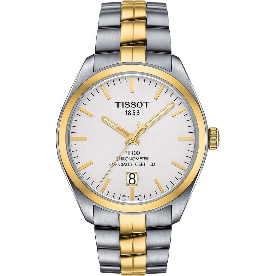Tissot Pr 100 Chronometer Officially Certified - Cosc (contrôle Officiel Suisse Des Chronomètres) T1014082203100 - Photo n°1