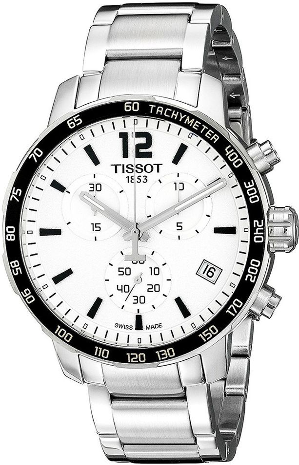 Tissot Quikster - Quartz - S/s - Gent - Chrono- Tachymetre - Bracialet - Data - Swiss Made T0954171103700_ - Photo n°1