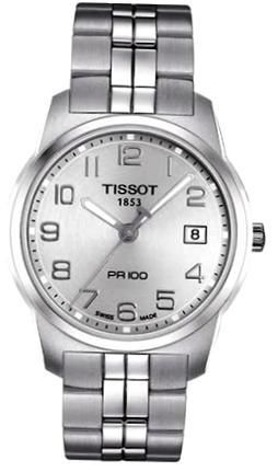 Tissot T-classic - Pr100 - Gent - Quartz - Bracelet - Silver Dial - Data - Arabic Index - Swiss Made T0494101103200_ - Photo n°1