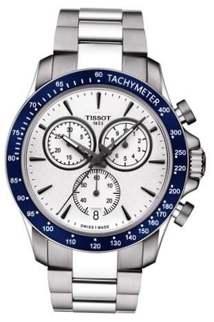 Tissot v8 - Chrono - S/s - Rubber Strap - Swiss Made T1064171103100 - Photo n°1