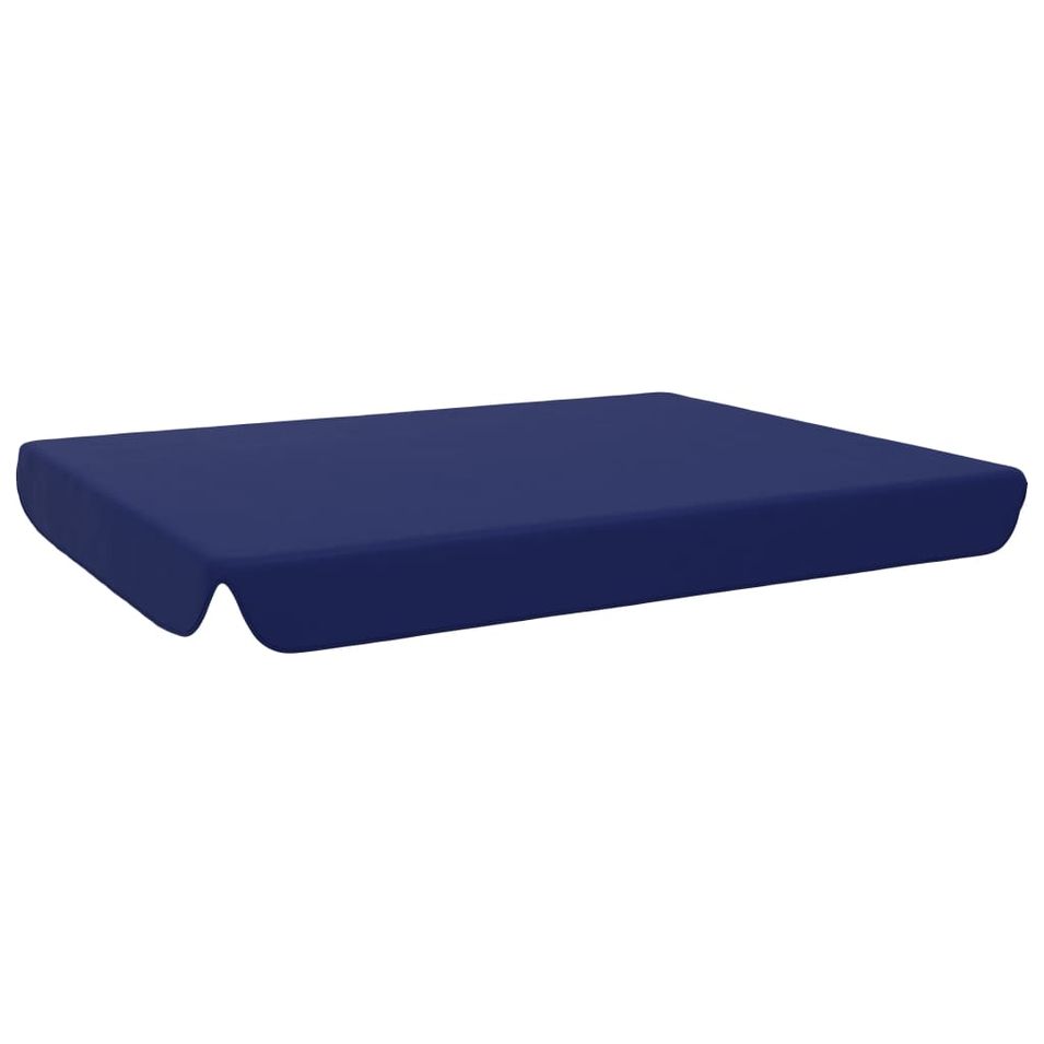 Toit de rechange pour balançoire de jardin Bleu 192x147 cm - Photo n°1