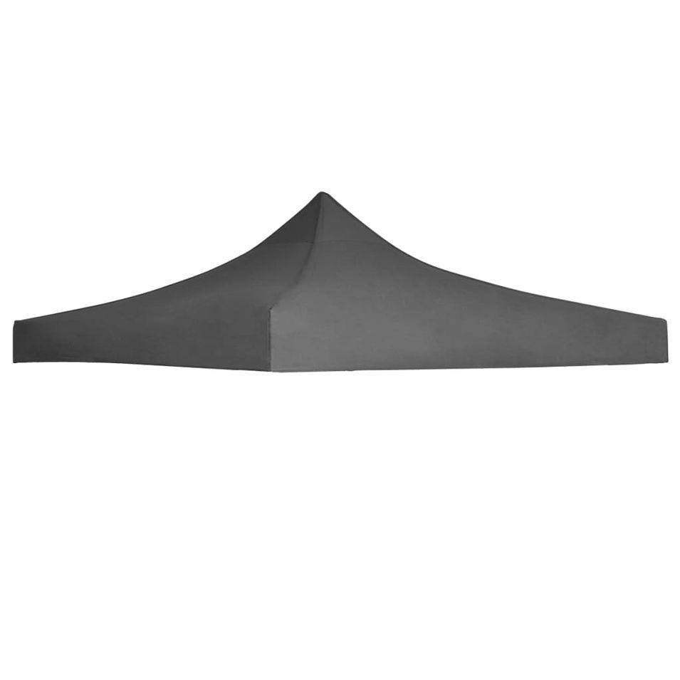 Toit de tente de réception 3 x 3 m Anthracite - Photo n°1