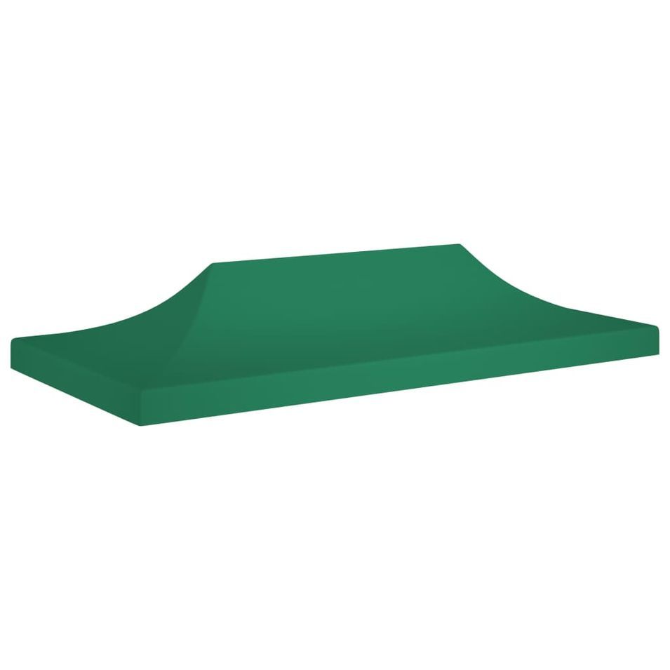 Toit de tente de réception 6x3 m Vert 270 g/m² - Photo n°1
