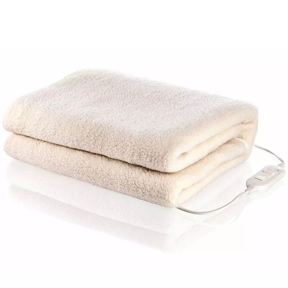 Tristar Couverture électrique BW-4754 160 x 140 cm 2x60 W Crème - Photo n°1