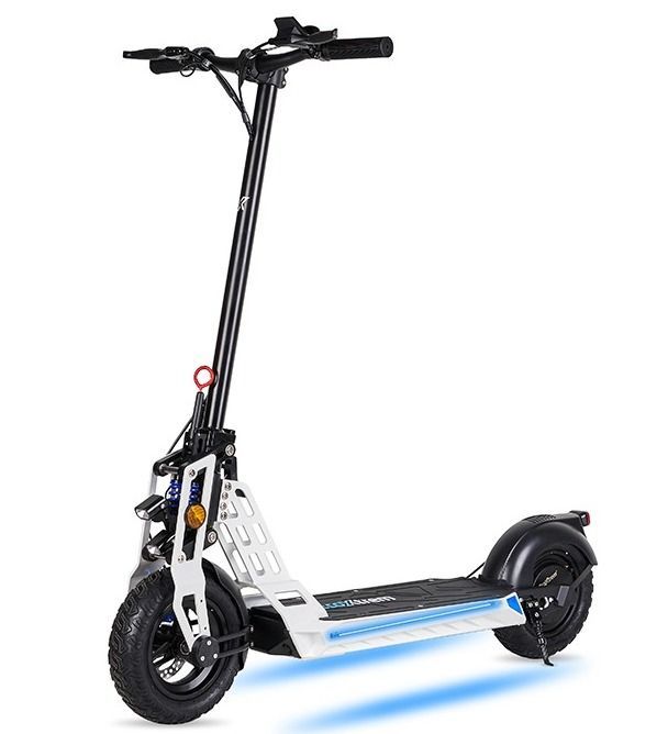 Trottinette électrique 800W Bison urbaine blanche - 25 km/h - Photo n°1