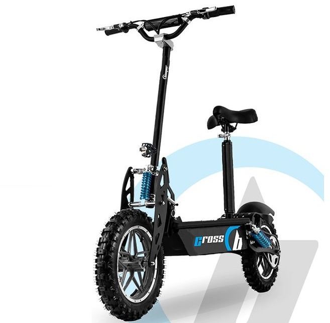 Trottinette électrique Cross 1000W Beeper FX1000 avec selle - 25 km/h - Photo n°1