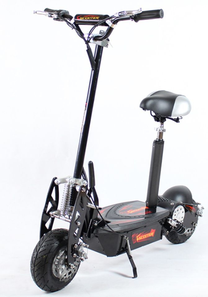 Trottinette électrique e-road 1000W 48V noir - Photo n°1