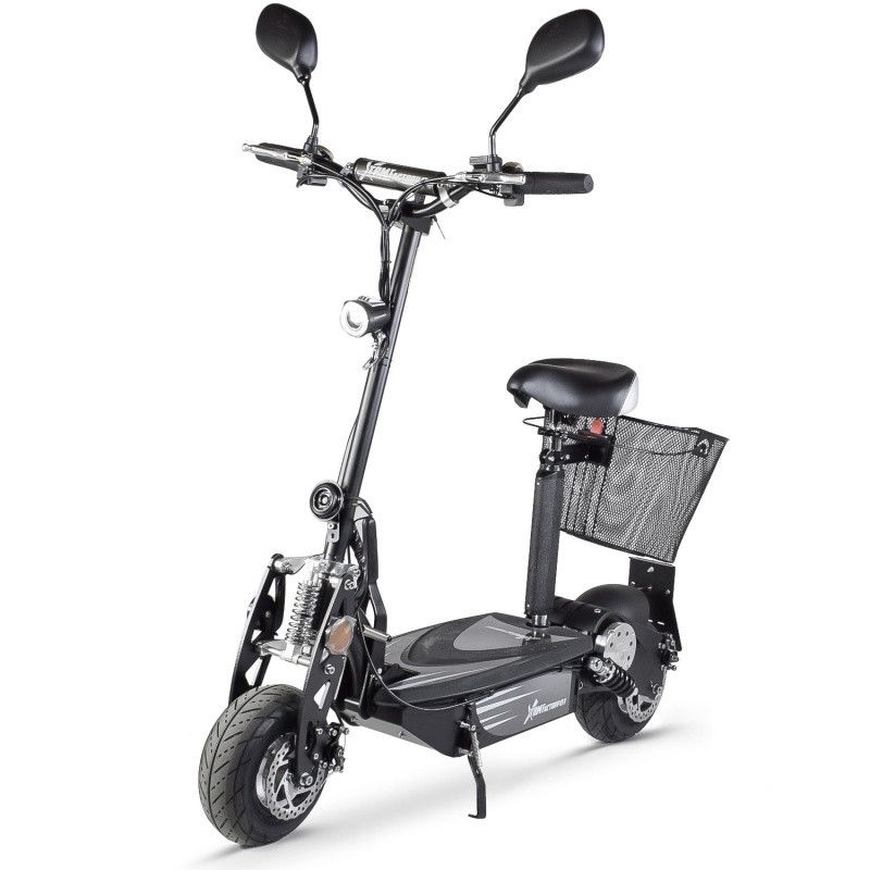 Trottinette électrique homologuée 1000W avec panier Vilow - Photo n°1