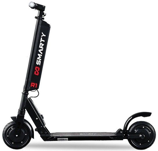 Trottinette électrique Smarty R1 350W noir 8 Pouces - 30 km/h - Photo n°1