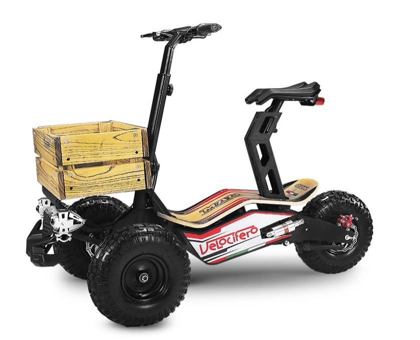 Trottinette électrique Velocifero Mad Truck 2000W lithium Rouge - Photo n°1