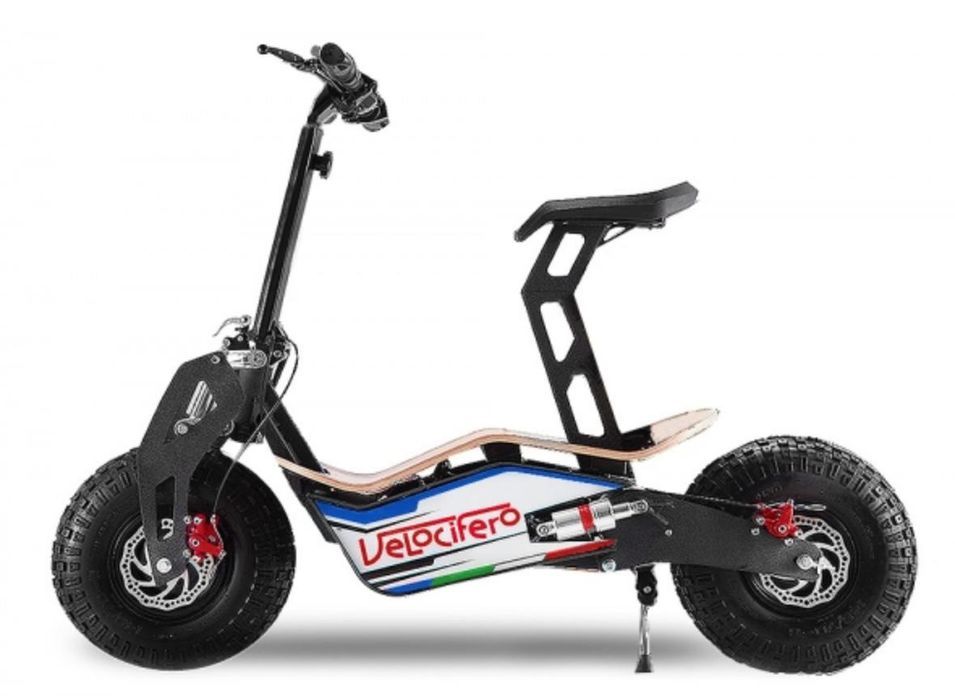 Trottinette Velocifero homologuée Mad 1600W 48V bleu - Photo n°1