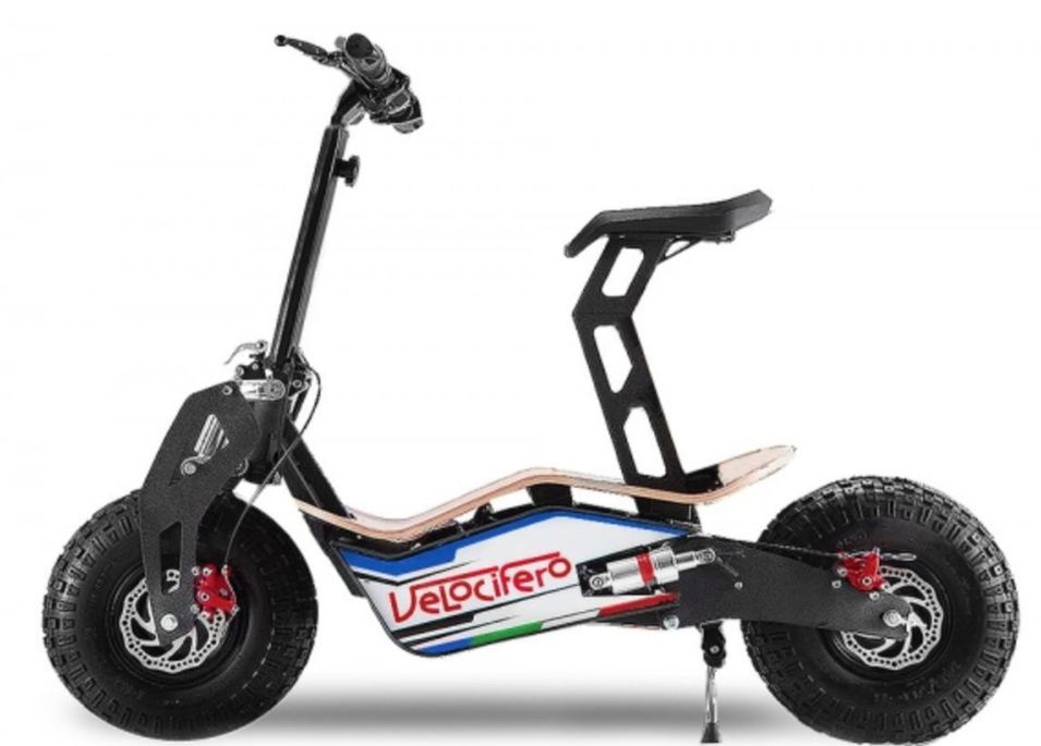 Trottinette Velocifero Mad 1000W 48V bleu - Photo n°1