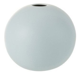 Vase boule céramique bleu pastel Marino H 18 cm - Photo n°1