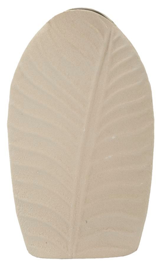 Vase céramique décoratif effet sable compact DUNE - Photo n°1