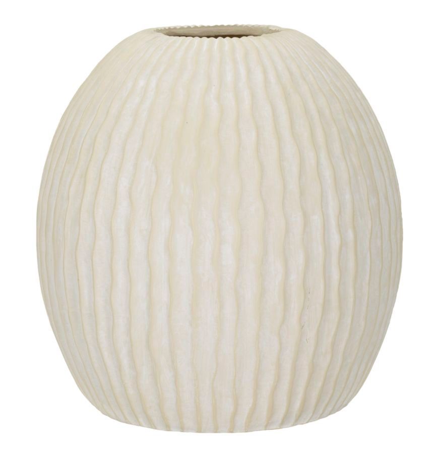 Vase céramique décoratif texture glacée OLA - Photo n°1