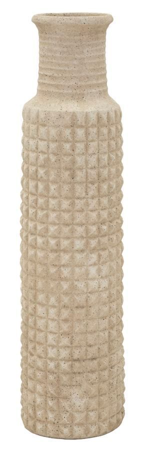 Vase d'extérieur sable cm ø 28x110 (trou cm ø 18) - Photo n°1