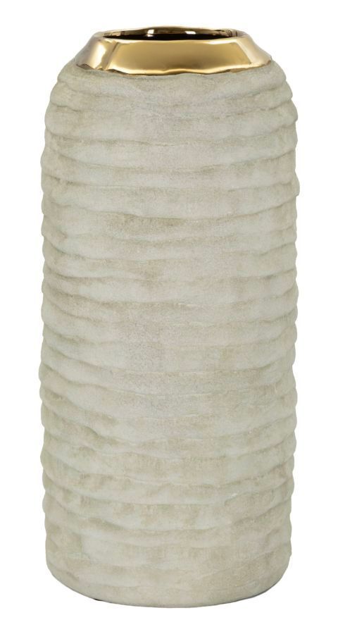 Vase décoratif céramique mate intérieur lumineux élégant MELY - Photo n°1