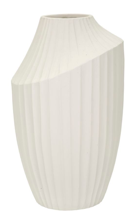 Vase décoratif céramique mate relief moderne ARY - Photo n°1