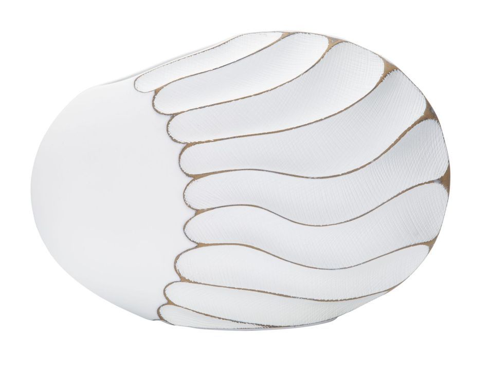 Vase en polyrésine lines cm 34x11,5x24,5 - Photo n°1