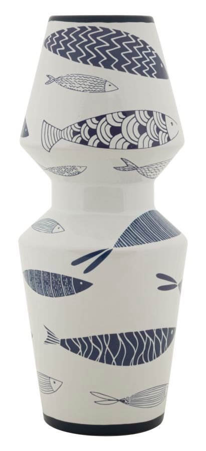 Vase poisson double cm ø 14x34 - Photo n°1