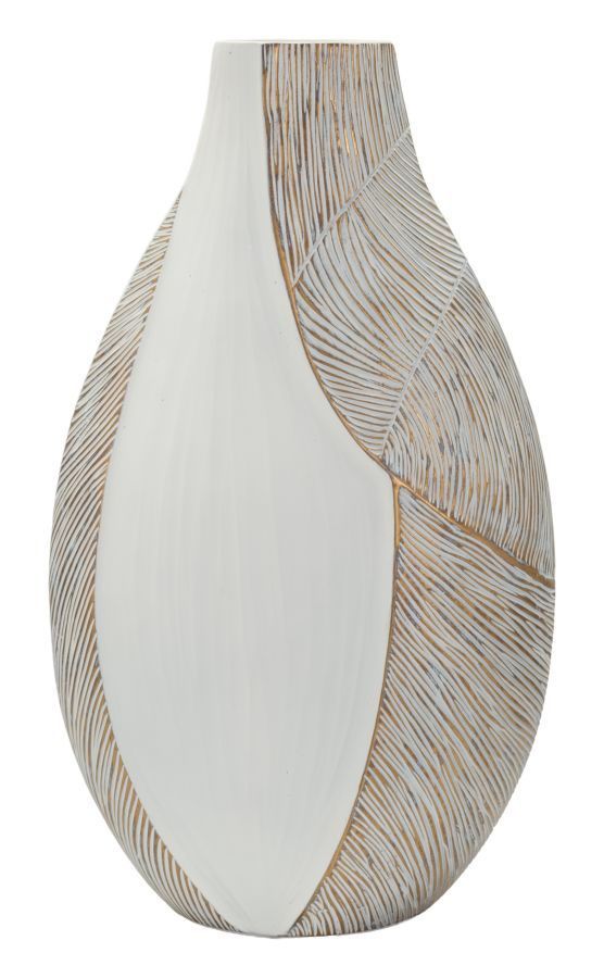 Vase résine décoratif formes enlacées HO CHI - Photo n°1