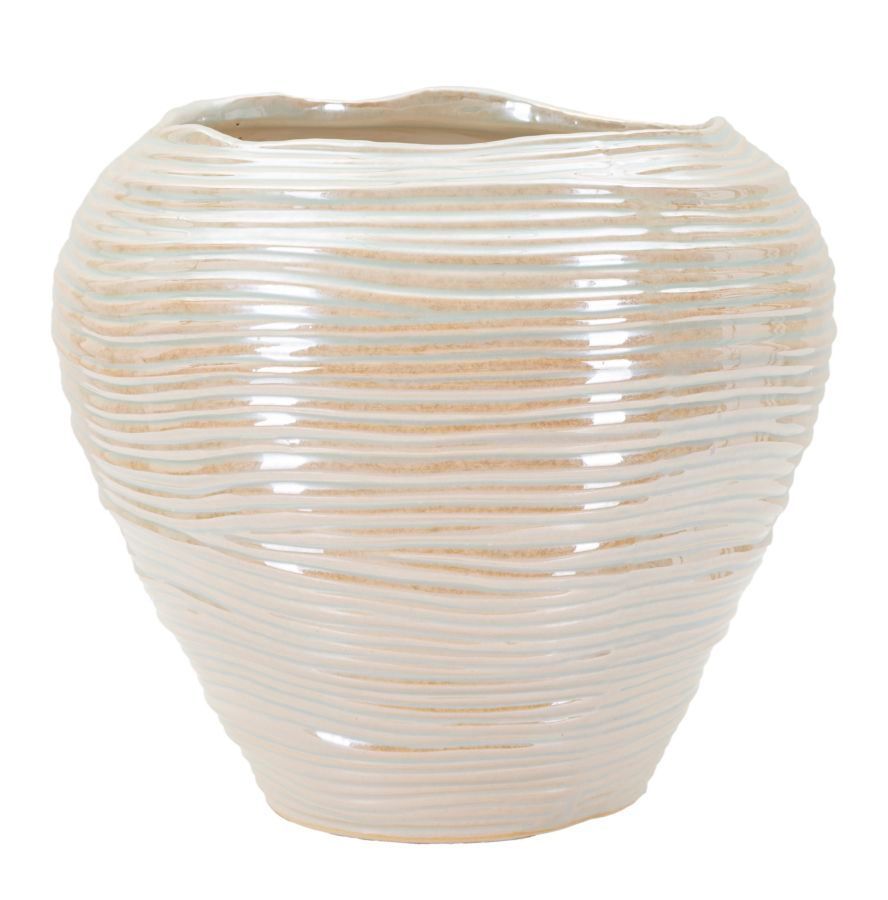 Vase rond effet nacré Bolt - Photo n°1
