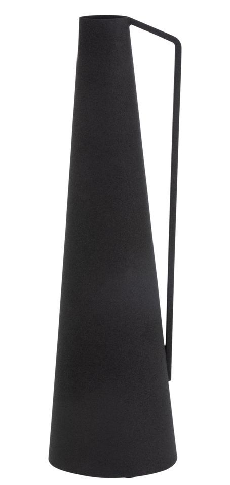 Vase rond métal noir Yann D 10 cm - Photo n°1