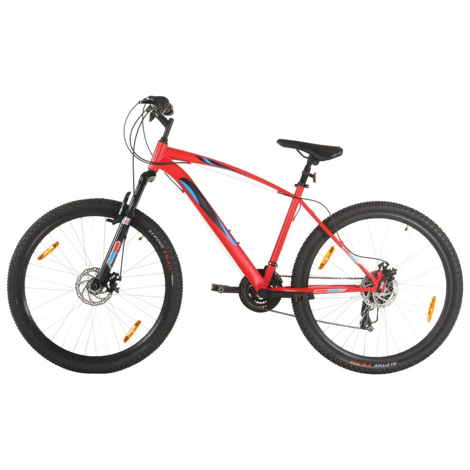 Vélo de montagne 21 vitesses Roues 29 pouces Cadre 48 cm Rouge - Photo n°1