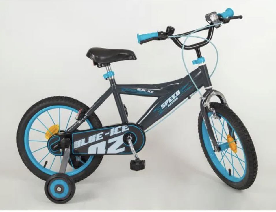Vélo enfant 16 pouces bleu - Photo n°1