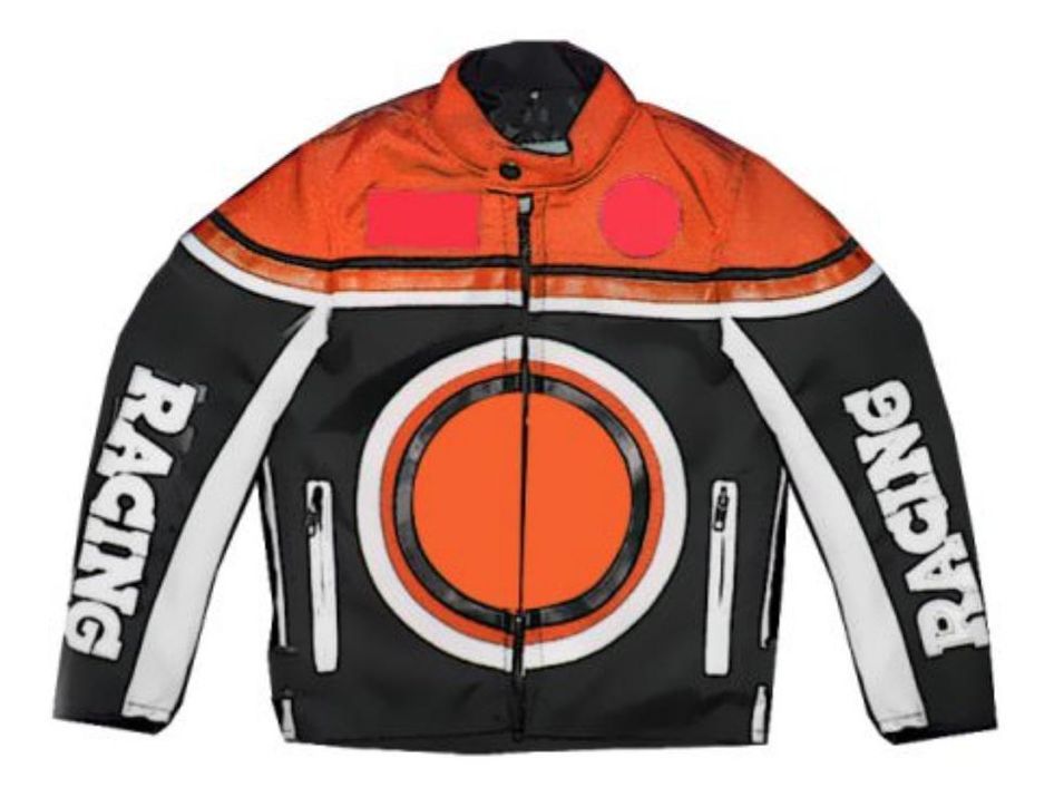 Veste de cross orange enfant Racing - Photo n°1