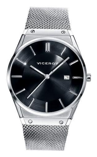 Viceroy Men 42243-57 - Date - 39 Mm - Stainless Steel Case And Bracelet - Water Resistant: 30 Meters - Photo n°1