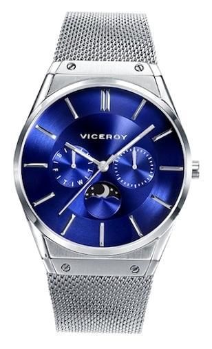 Viceroy Men 42245-37 - Multifunction - 39 Mm - Stainless Steel Case And Bracelet - Water Resistant: 30 Meters - Photo n°1