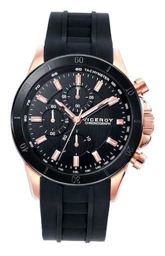 Viceroy Men 471065-97 - Chronograph - Stainless Steel Case - 42 Mm - Silicon Strap - Water Resistant: 100 Meters - Photo n°1