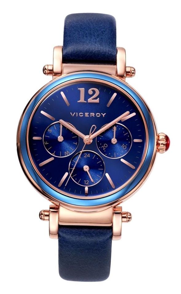 Viceroy PenÉlope Cruz 471052-35 - Stainless Steel - Aluminum - Leather/cuoio - Chronograph - 36.5mm - 50 Meters - Photo n°1