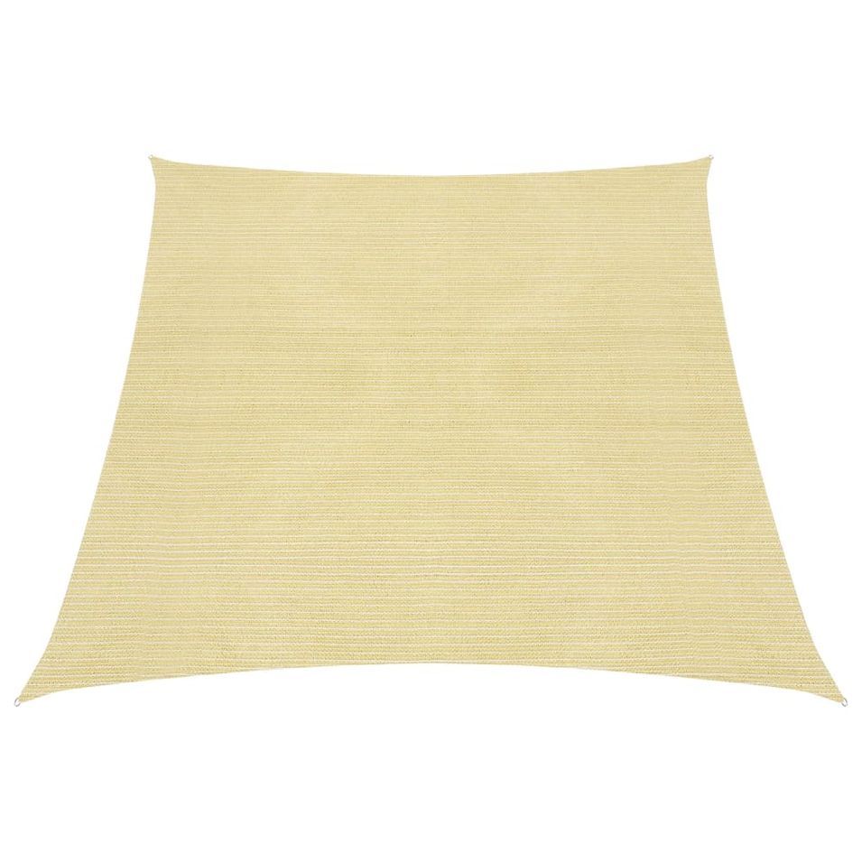 Voile d'ombrage 160 g/m² Beige 3/4x3 m PEHD - Photo n°1